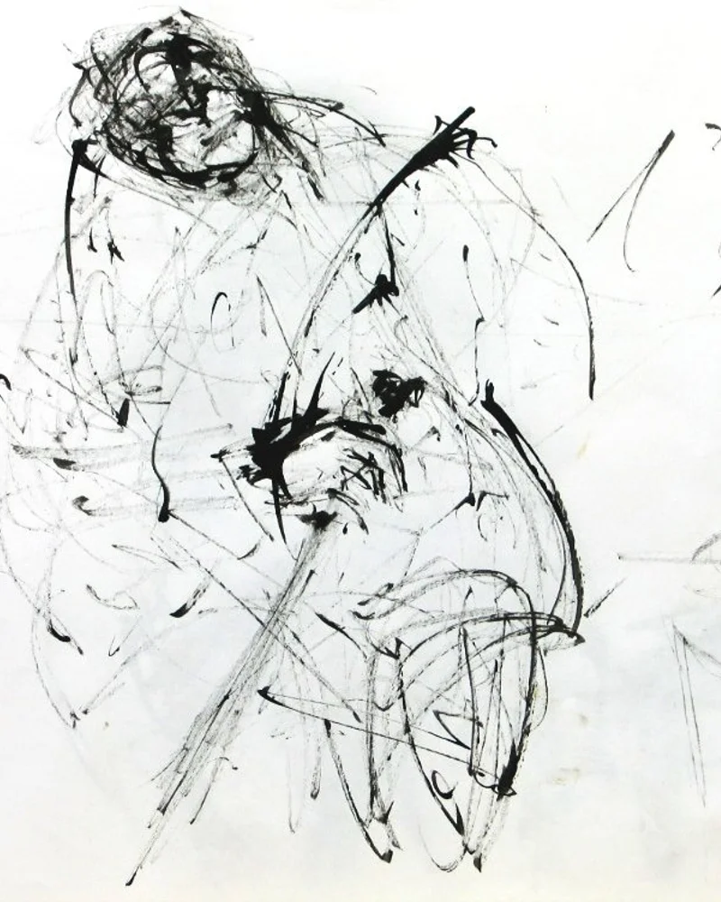 Vieille femme assise